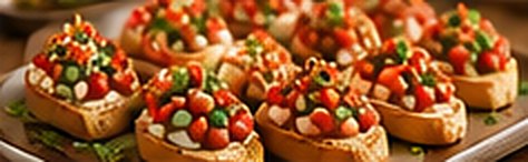 Tomato basil bruschetta